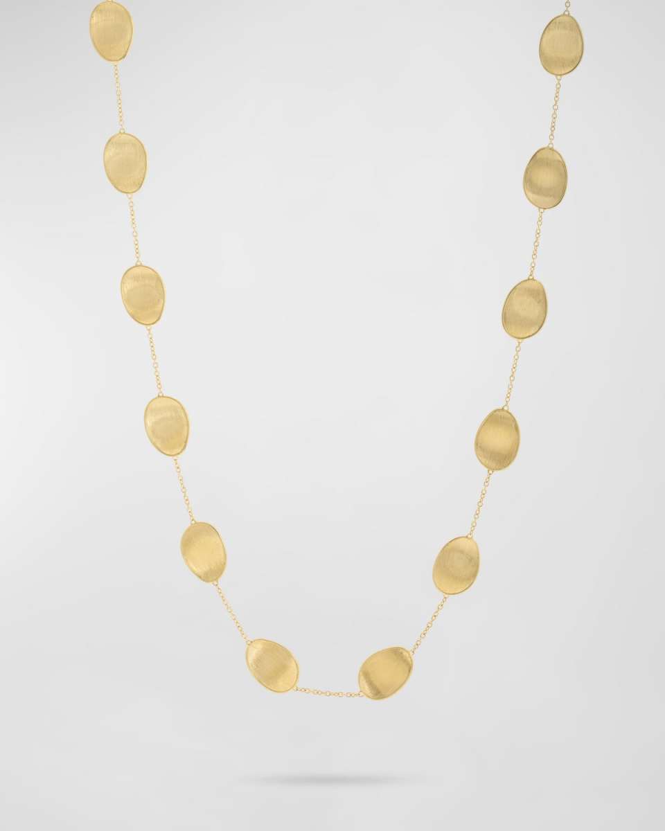 Lunaria 18k Long Chain Necklace